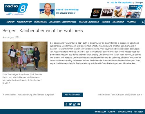 Hauser tierwohl radio8